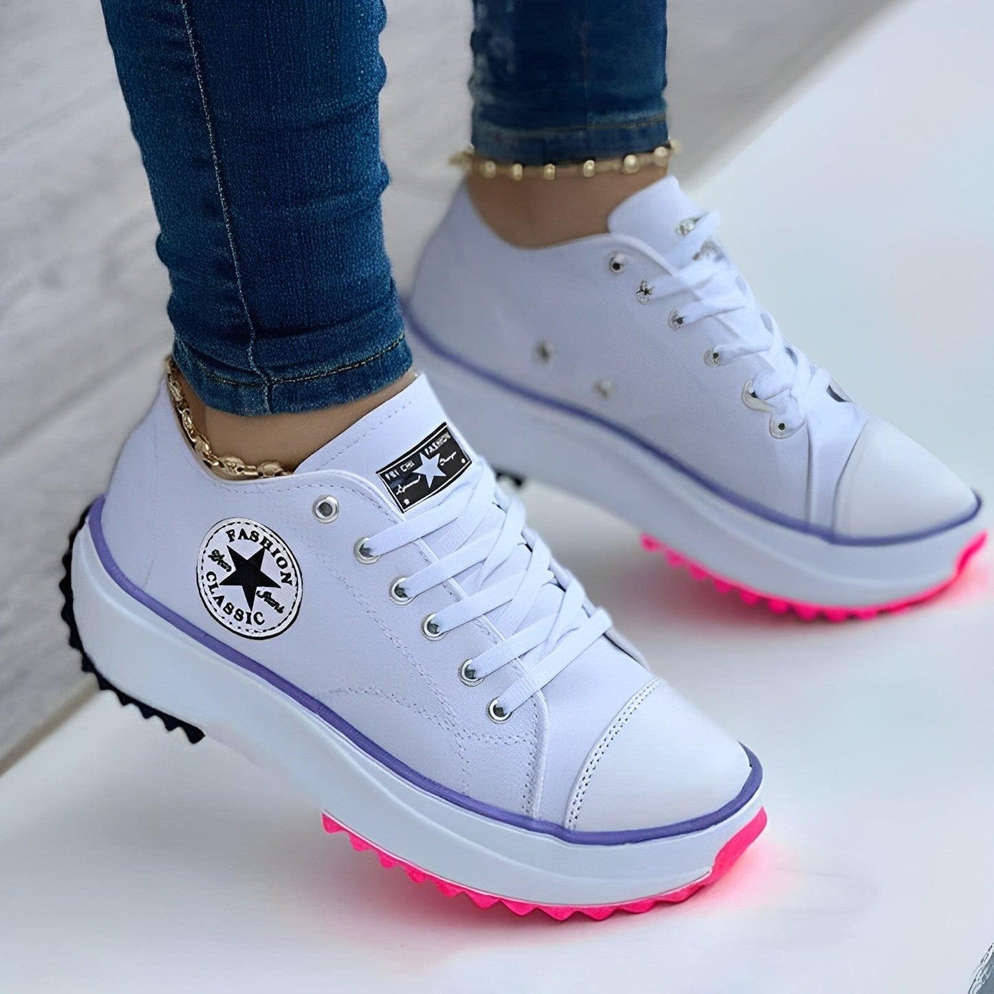 Zapatillas de tela – Sneakers modernas para mujer