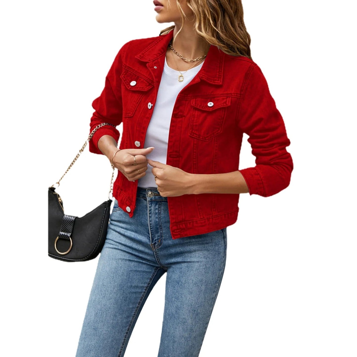 Charlotte | Chaqueta de Denim con Botones