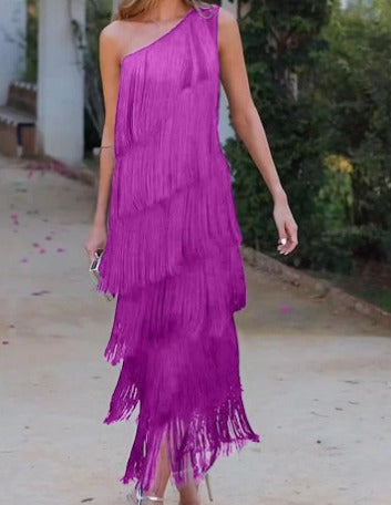 Anne | Vestido de un solo hombro