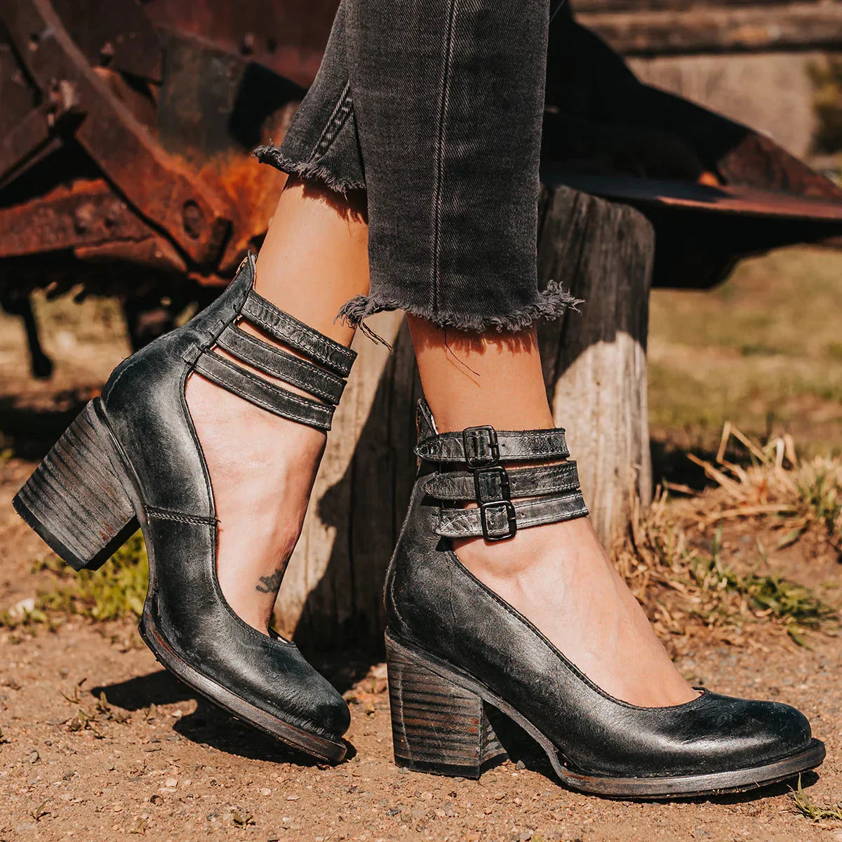 Sorellina - Botines de Cuero Chic
