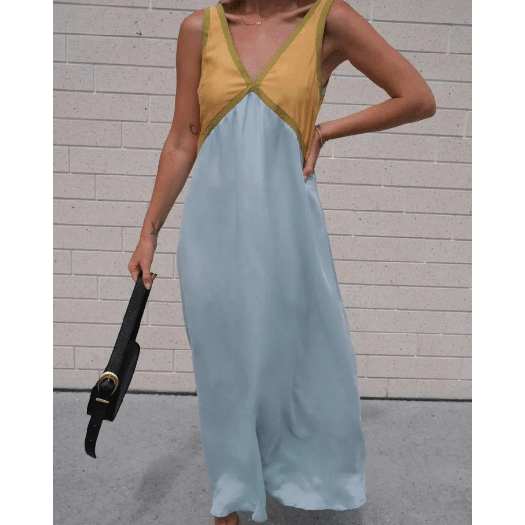 RENATA | VESTIDO CON ESCOTE EN V