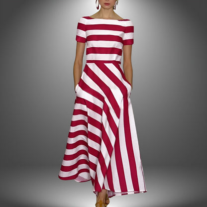 Vestido Largo a Rayas para Mujeres