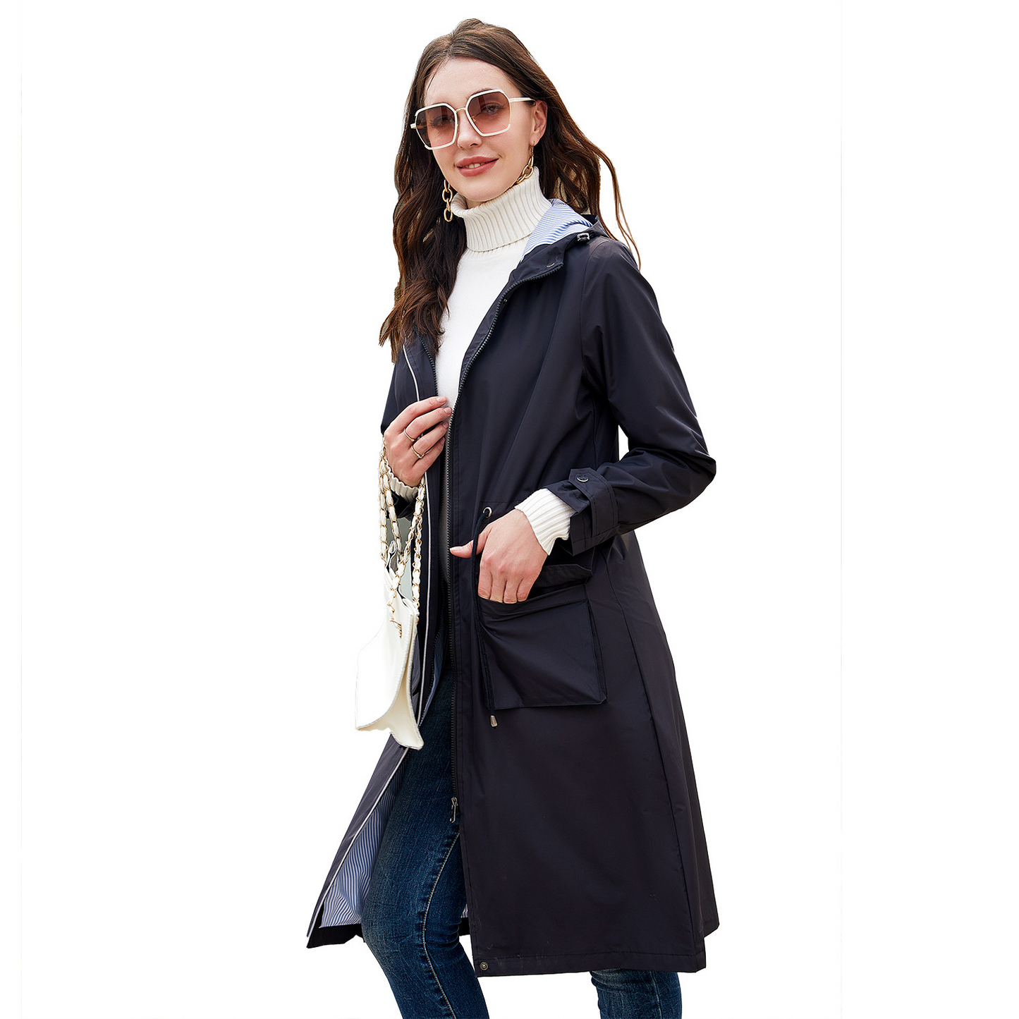 Bethany - Trench Coat Impermeable y Estiloso