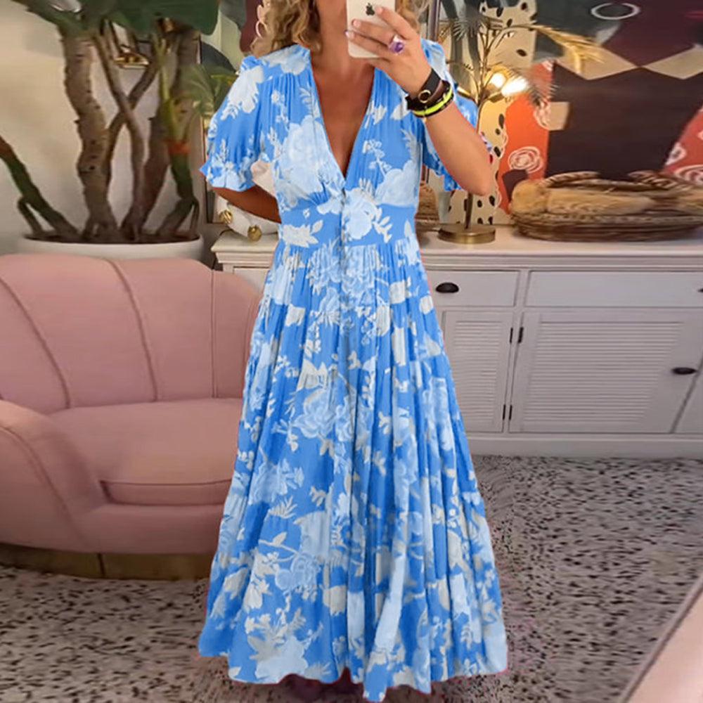 Floriana | Vestido Floral Vibrante