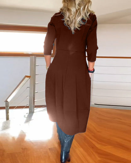 Sophia™ - Vestido Elegante con Detalles Hechos a Mano