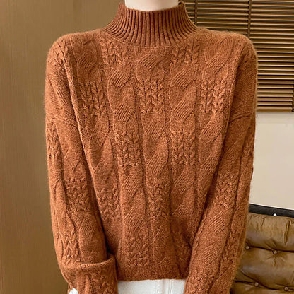 Maya | Suéter de toque suave para mujeres | Tejido elegante