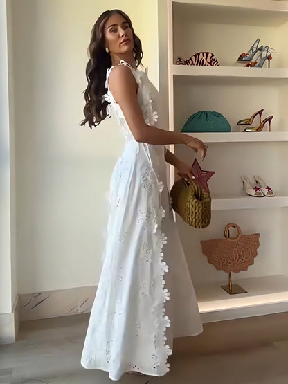 ELENA – VESTIDO MAXI BORDADO SUSURRO DEL JARDÍN
