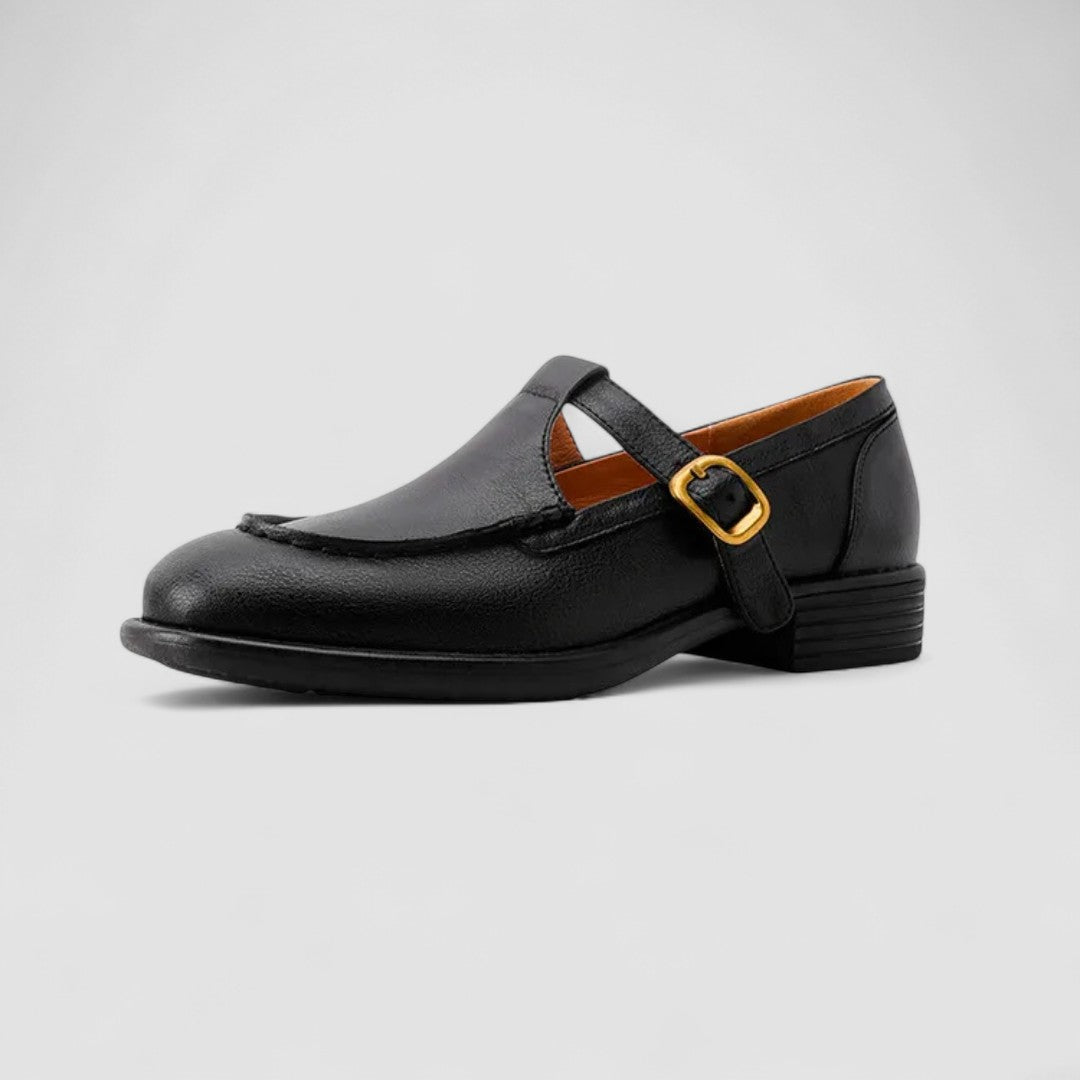 Avery - Zapatos ortopédicos de punta cuadrada Mary Jane