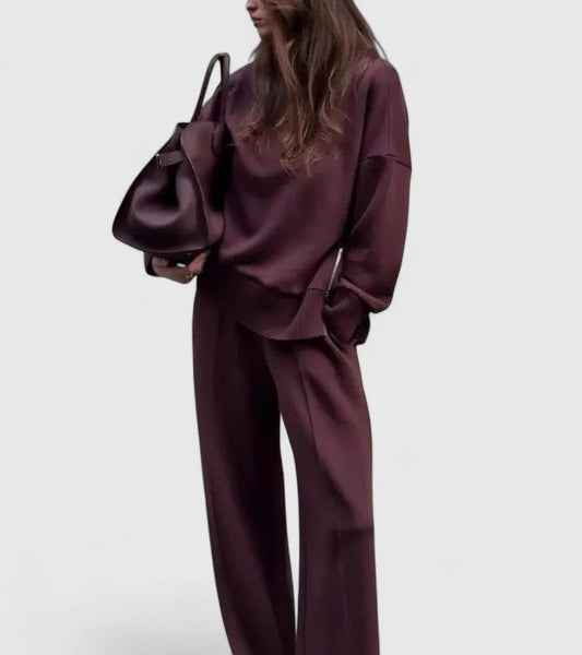 HAILEY – CONJUNTO DE DOS PIEZAS RELAJADO Y LUXE