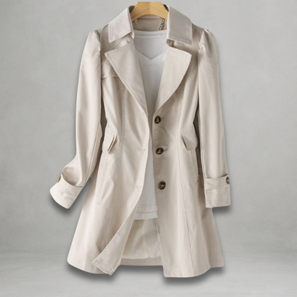 Jinkee | Abrigo Trench Elegante de Otoño