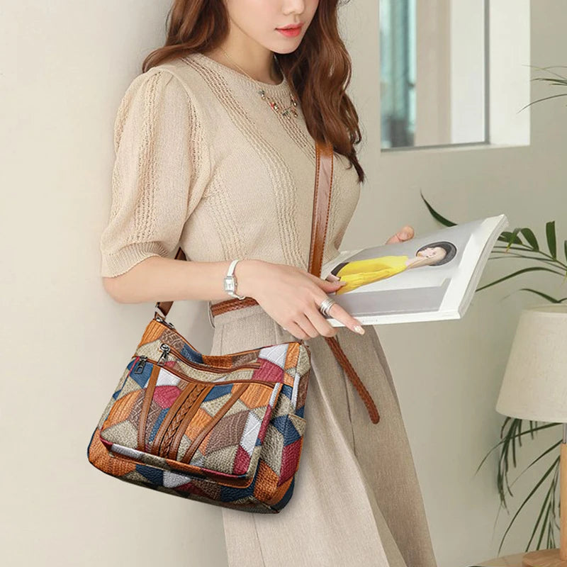 Bolso de Mano de Cuero PU Madge