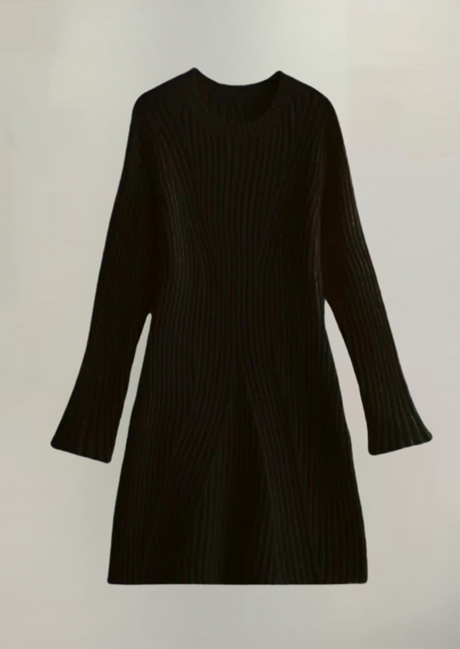 Faustine - Elegante Vestido Mini de Punto Acanalado
