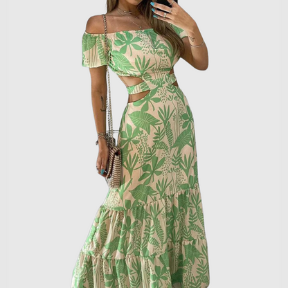 Camila | Vestido Cortado de Verano Estiloso
