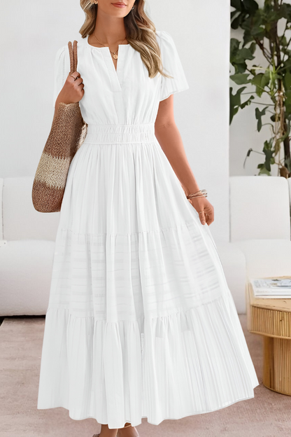 FREYA – VESTIDO MAXI TIERED CON ENCANTO BAJO EL SOL
