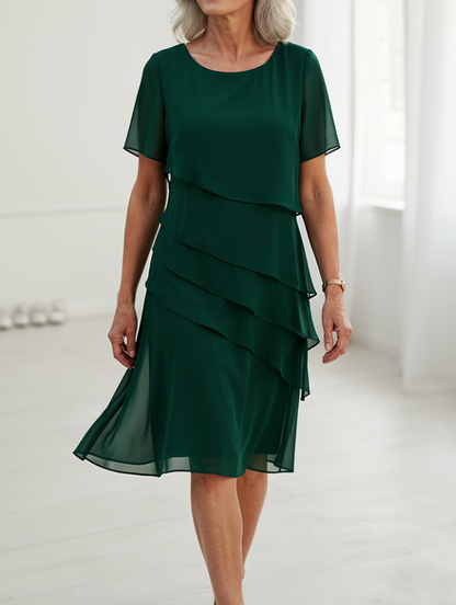 Linda | Elegante Vestido Cómodo con Volantes