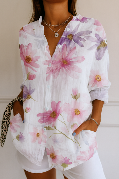 Astra | Blusa con Motivo Colorido