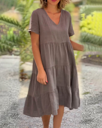 Samantha | Vestido Vuelto con Bolsillos