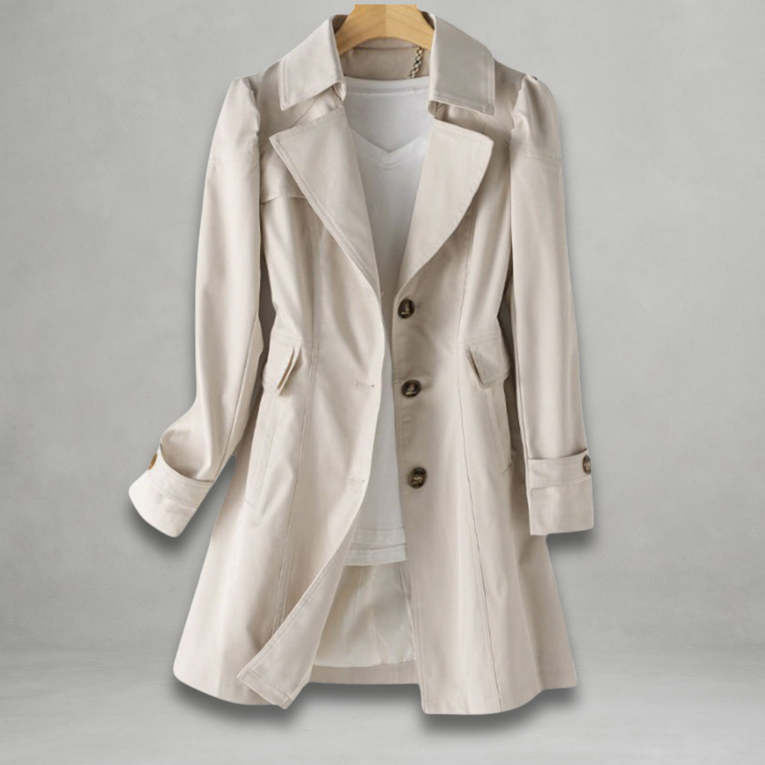Jinkee | Abrigo Trench Elegante de Otoño