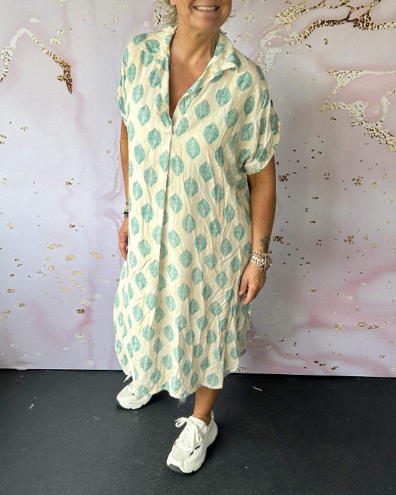 MARLEY – VESTIDO CAMISERO DE VIBRACIONES COSTERAS