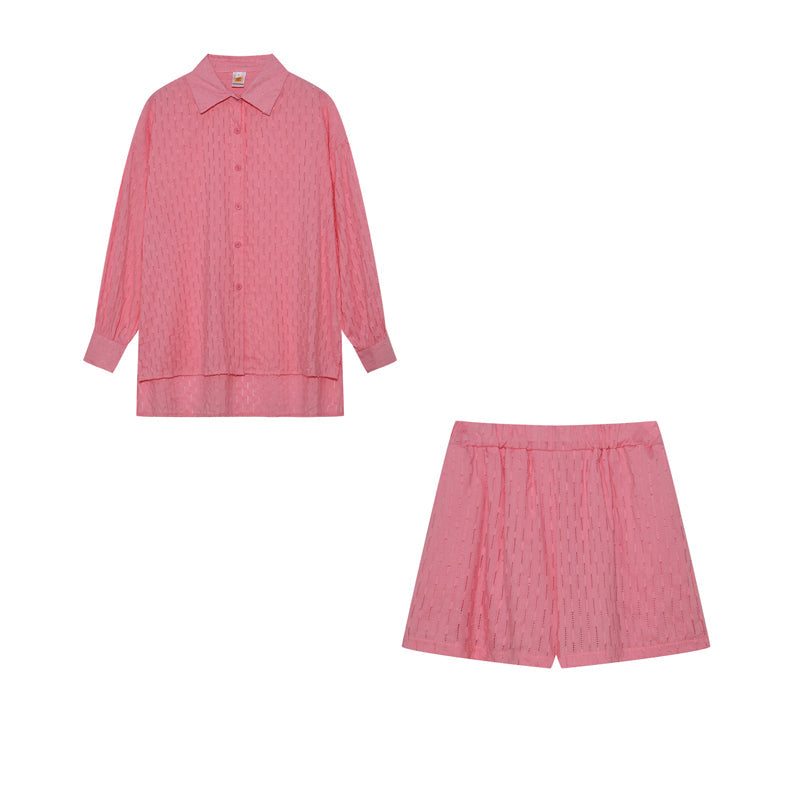 Elizabeth - Conjunto de Camisa y Pantalones Cortos Frescos
