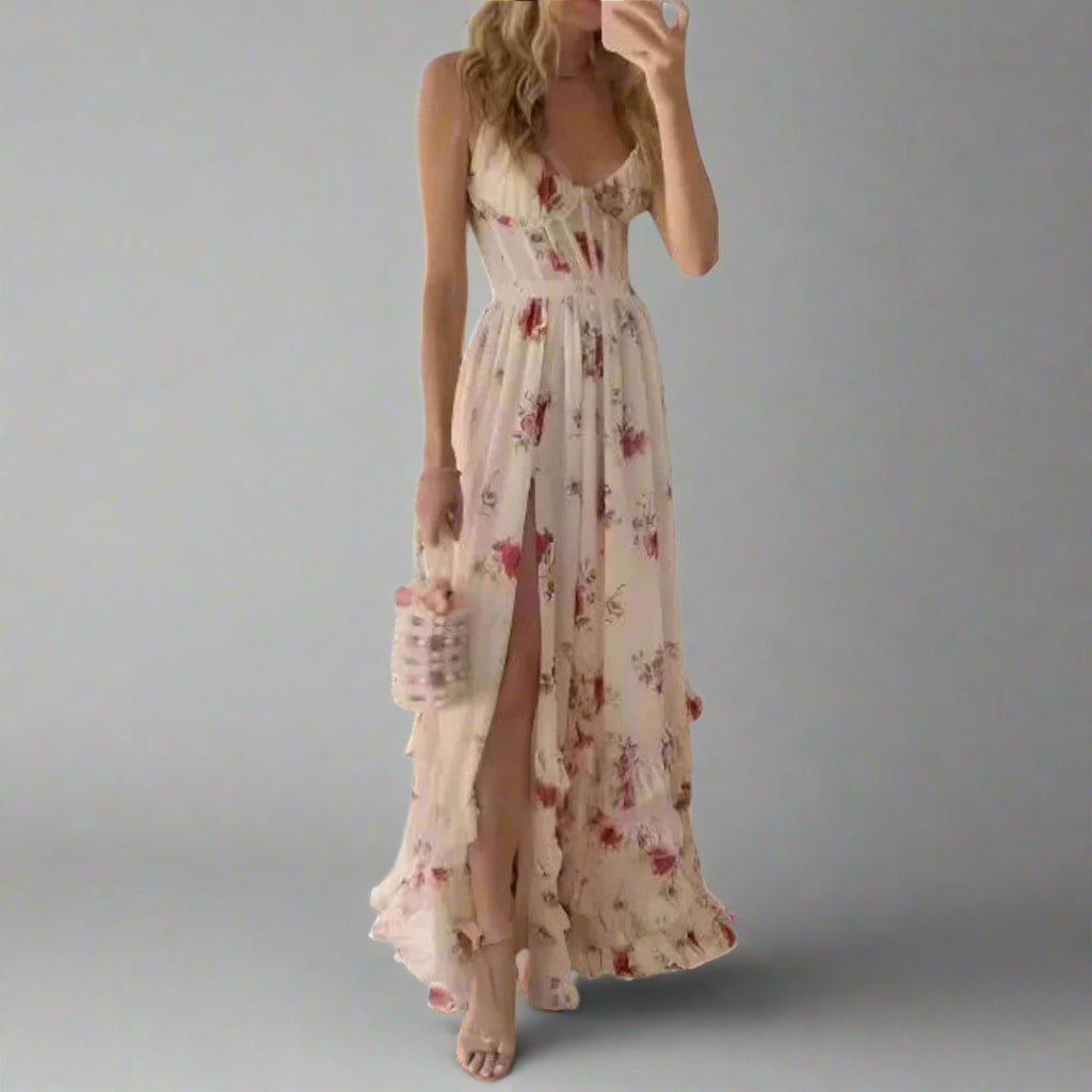 Nicole | Vestido Maxi Chic para Ocasiones Inolvidables