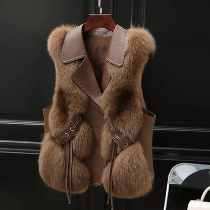 NEREIDA – CHAQUETA DE PIEL SINTÉTICA EMPRESARIA