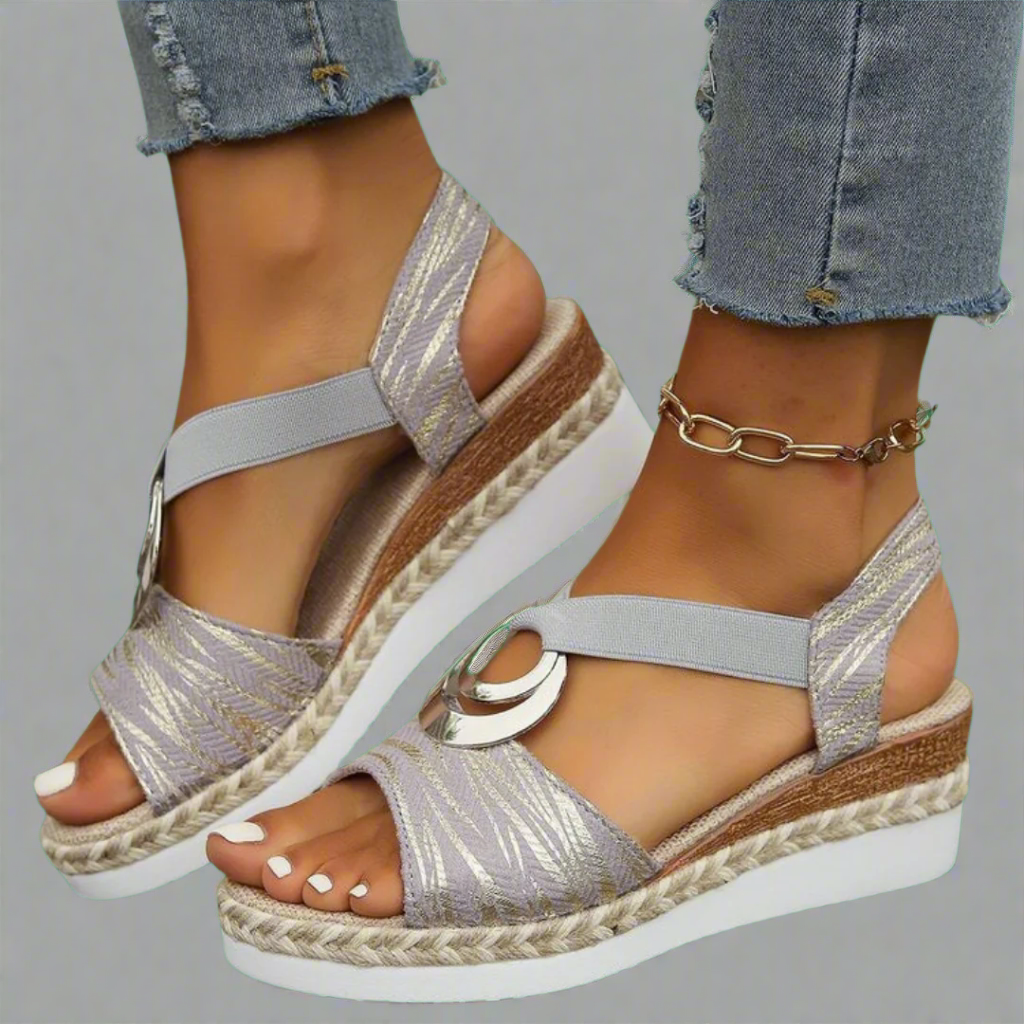 Bettina - Sandalias con Cuña Chic