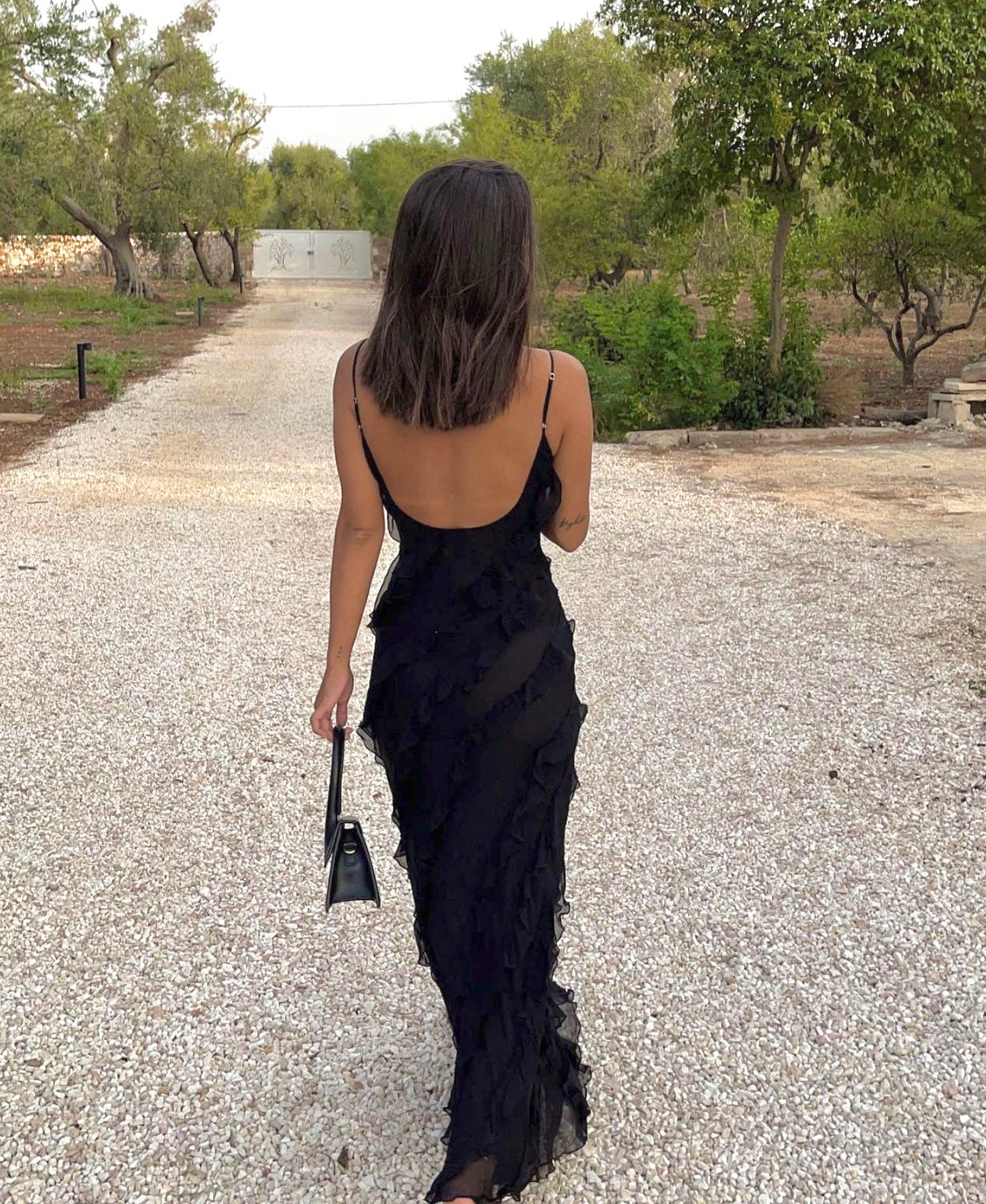 Aliza | Vestido Largo con Volantes