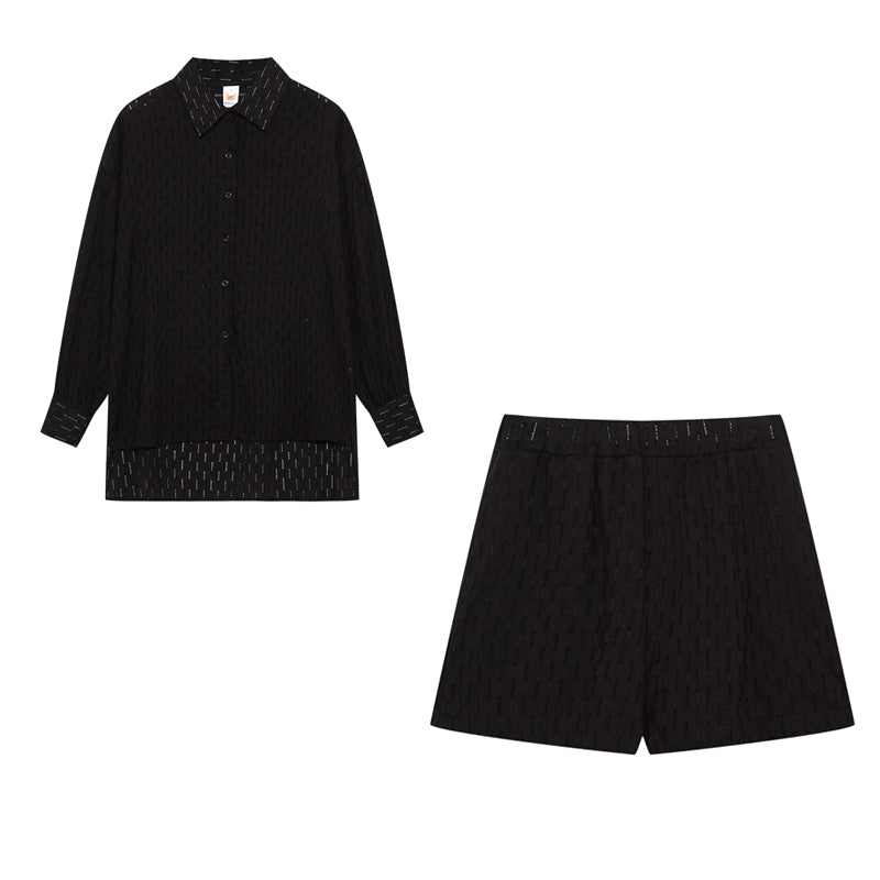 Elizabeth - Conjunto de Camisa y Pantalones Cortos Frescos