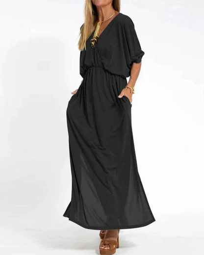 ISLA – VESTIDO MAXI RELAJADO