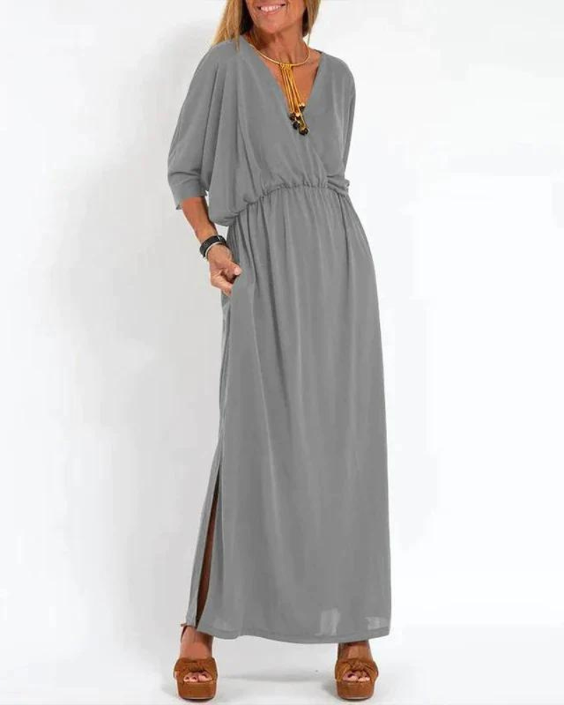 ISLA – VESTIDO MAXI RELAJADO