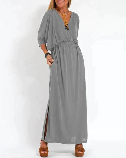 ISLA – VESTIDO MAXI RELAJADO