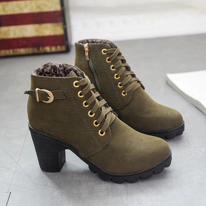 Botas con Tacón Chunky para Mujer