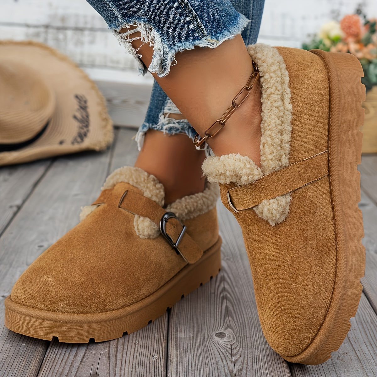 Benedetta - Botas de Terciopelo Plush