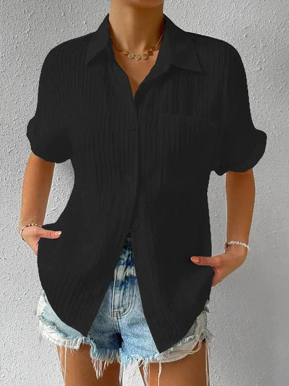 BLUSA CON CUELLO CLÁSICO ZAHRINA