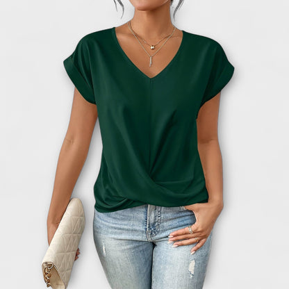 Carlinda | Top Elegante con Escote en V