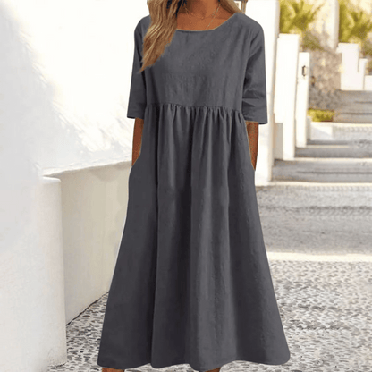 Caitlin | Vestido Hecho a Mano con Cubierta para el Abdomen