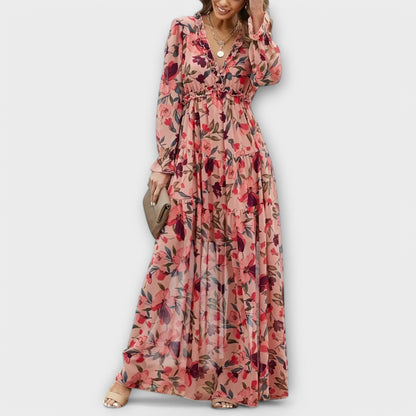 LILA – VESTIDO MAXI JARDÍN SECRETO