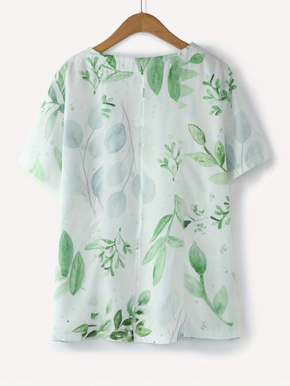 Sienna – Blusa con Detalle de Botones Florales