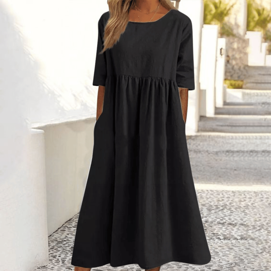Caitlin | Vestido Hecho a Mano con Cubierta para el Abdomen
