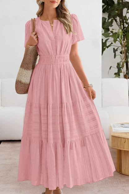 FREYA – VESTIDO MAXI TIERED CON ENCANTO BAJO EL SOL