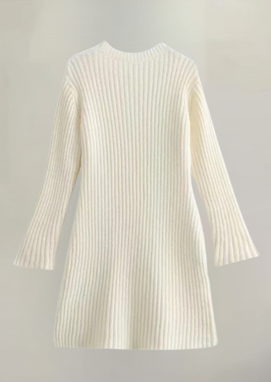 Faustine - Elegante Vestido Mini de Punto Acanalado