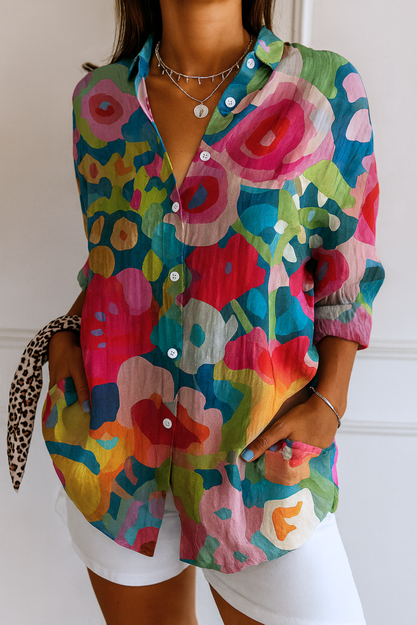 Astra | Blusa con Motivo Colorido