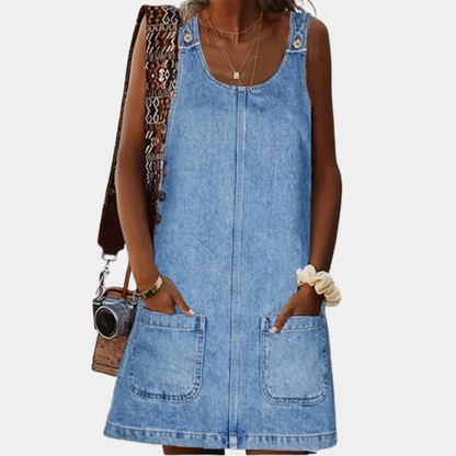 Vestido de Look Denim Relajado Emma