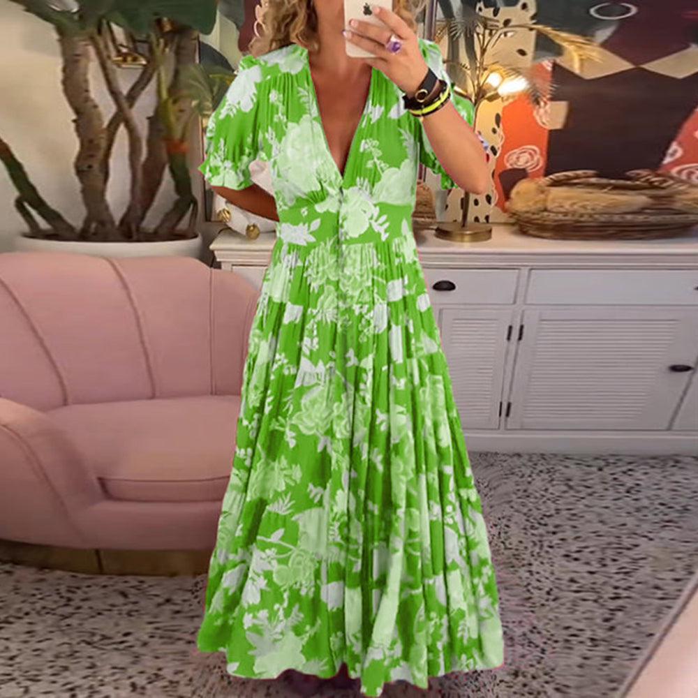 Floriana | Vestido Floral Vibrante