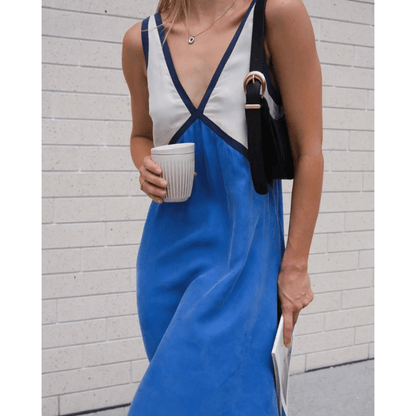 RENATA | VESTIDO CON ESCOTE EN V