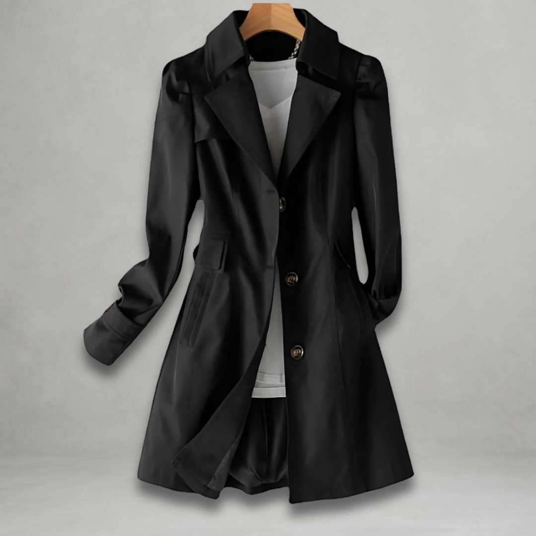 Jinkee | Abrigo Trench Elegante de Otoño