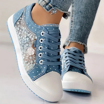 Elettra - Zapatillas florales ligeras