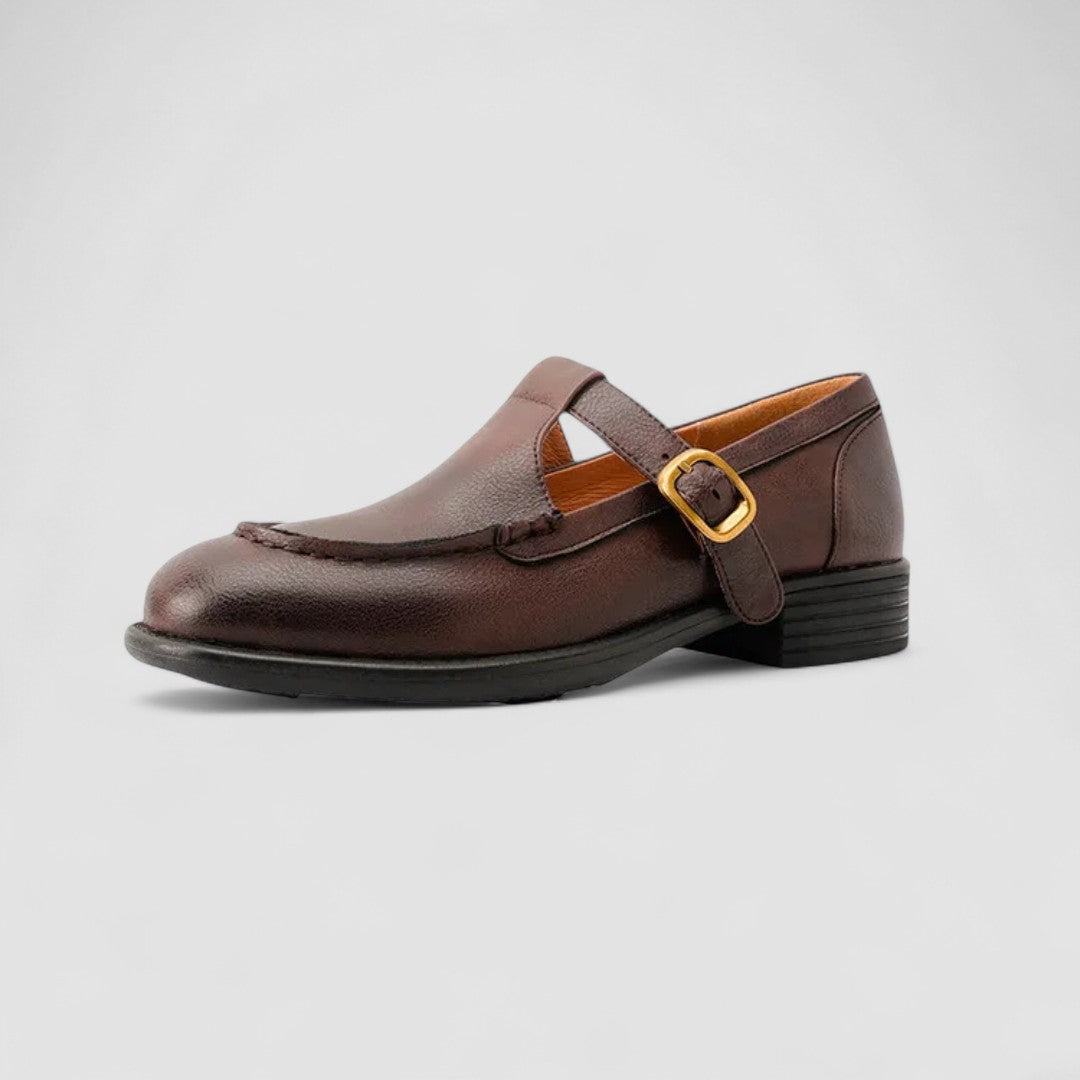 Avery - Zapatos ortopédicos de punta cuadrada Mary Jane