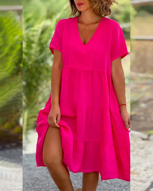 Samantha | Vestido Vuelto con Bolsillos